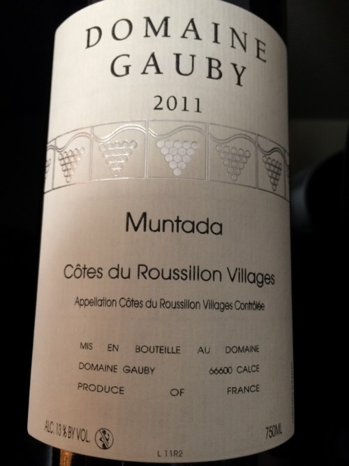 Domaine Gauby - Muntada - 2011 - Rouge