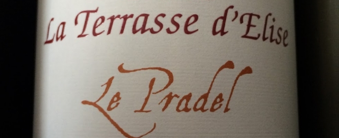 La Terrasse d'Elise - Le Pradel - 2012 - Rouge