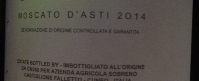 Domaine Sobrero - Moscato d'Asti 2014 - Blanc