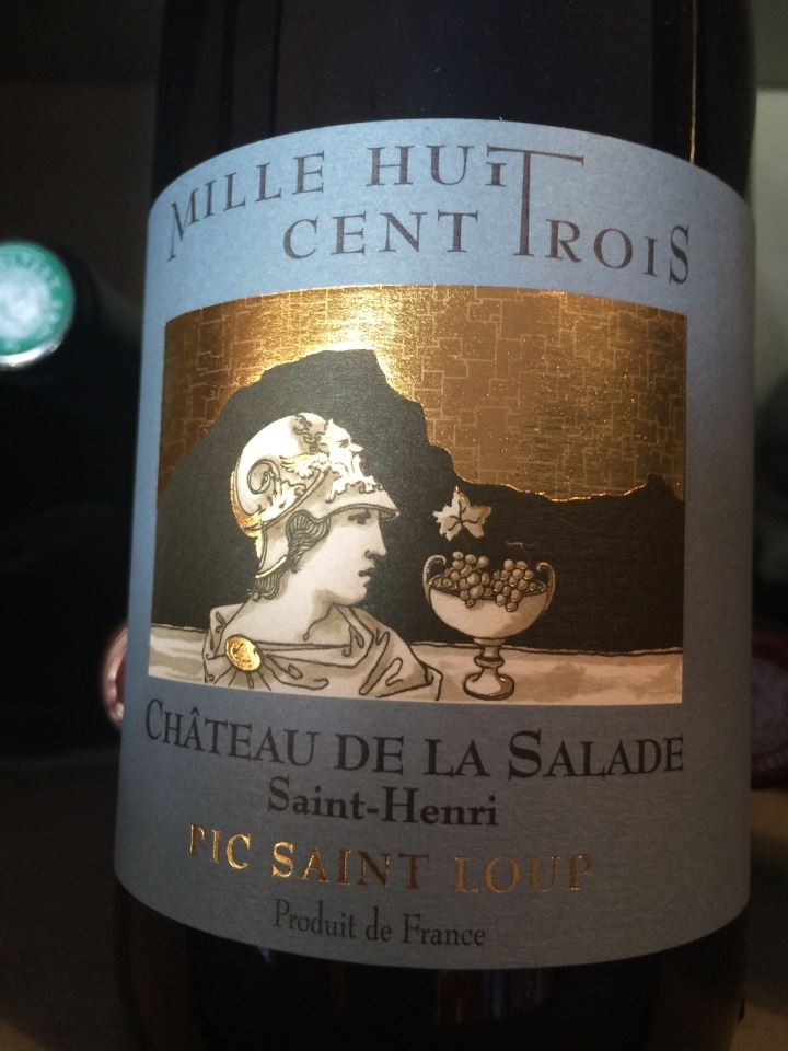 © lafabriqueavins.fr - Château de la Salade Saint-Henri – Mille Huit Cent Trois – 2013 – Rouge